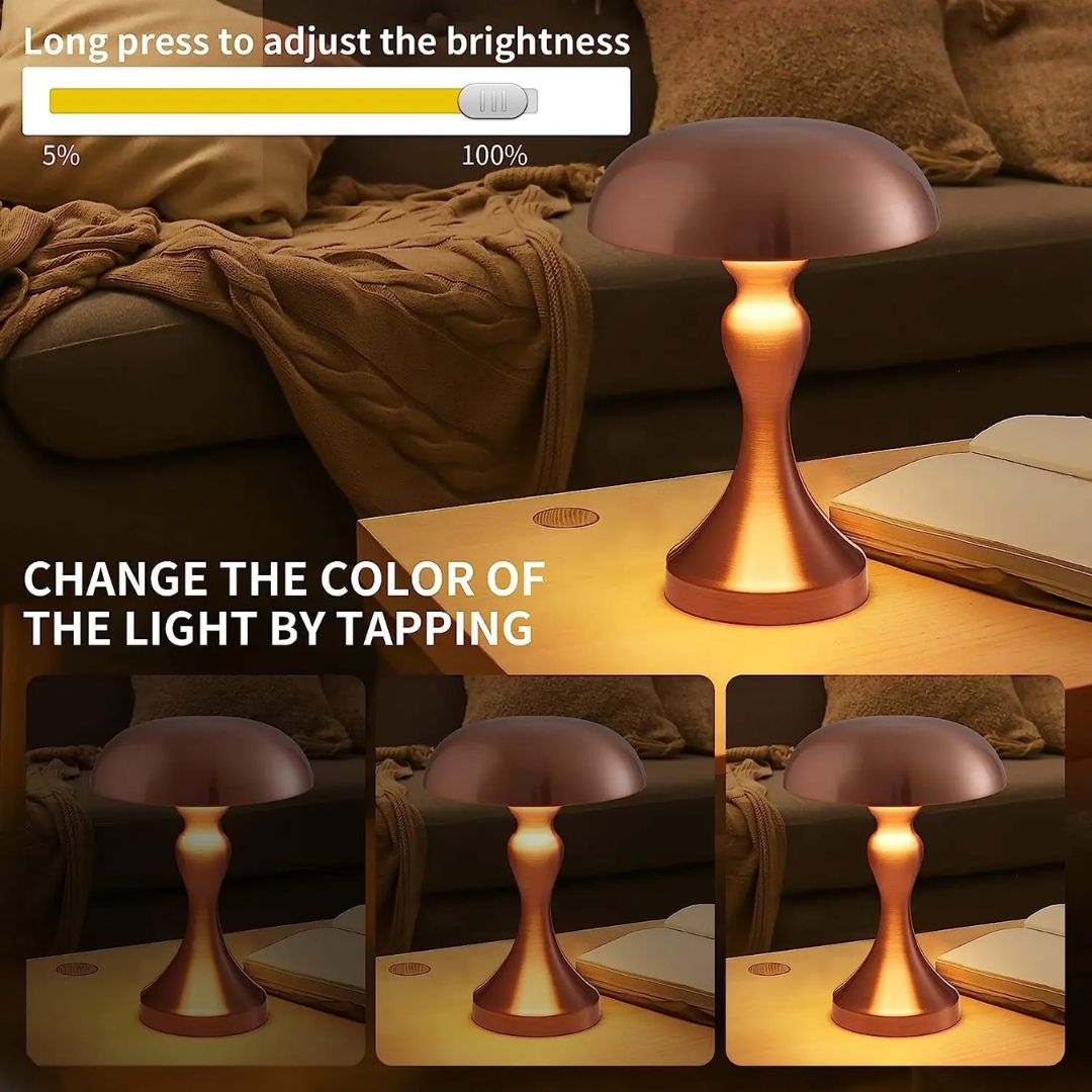 Rechargeable Touch Table Lamp with LED Illumination