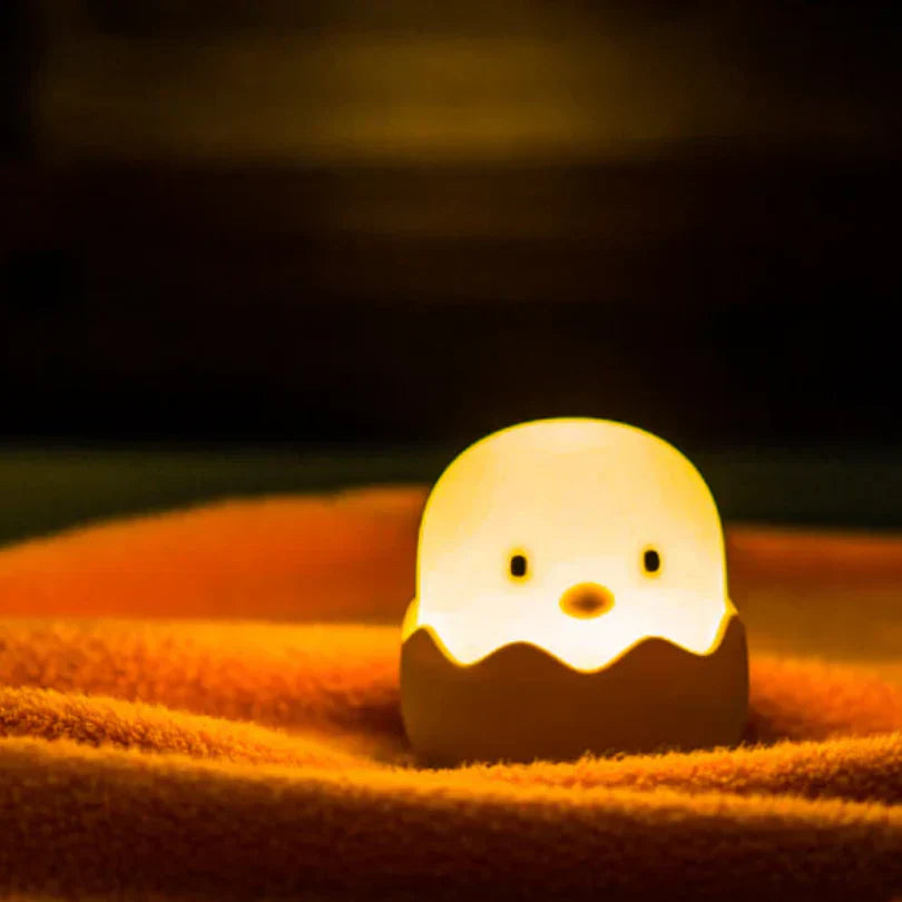 LED Egg Night Light for Kids - Cute Chick Design