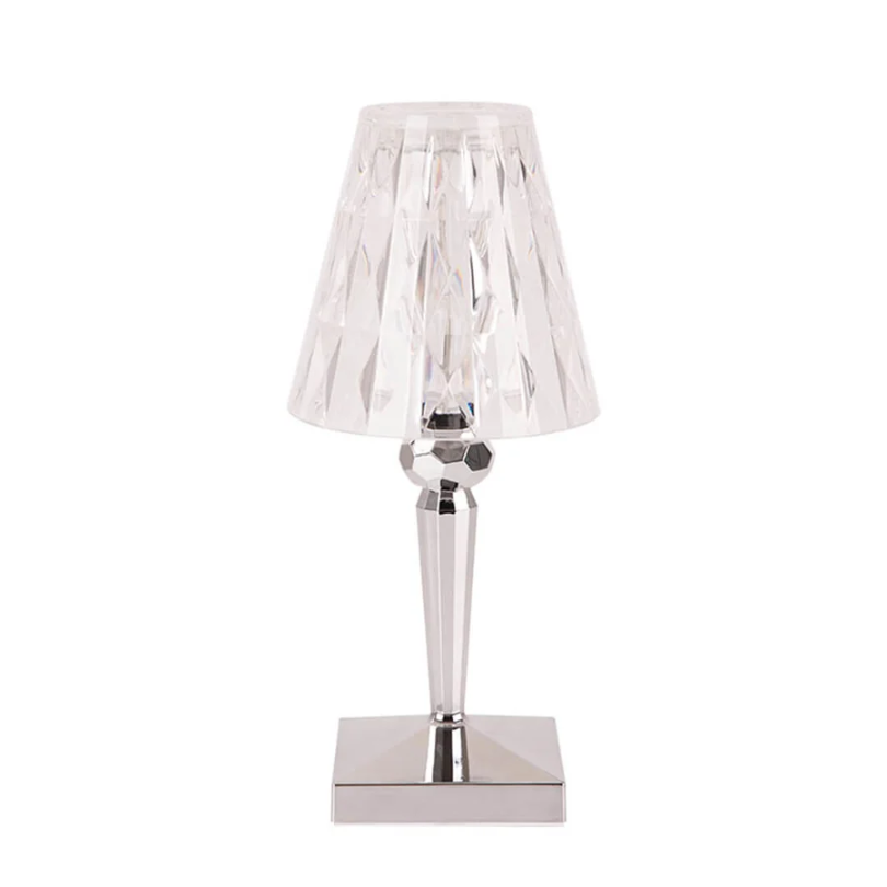 Crystal Table Lamp with Elegant Design and Warm Glow