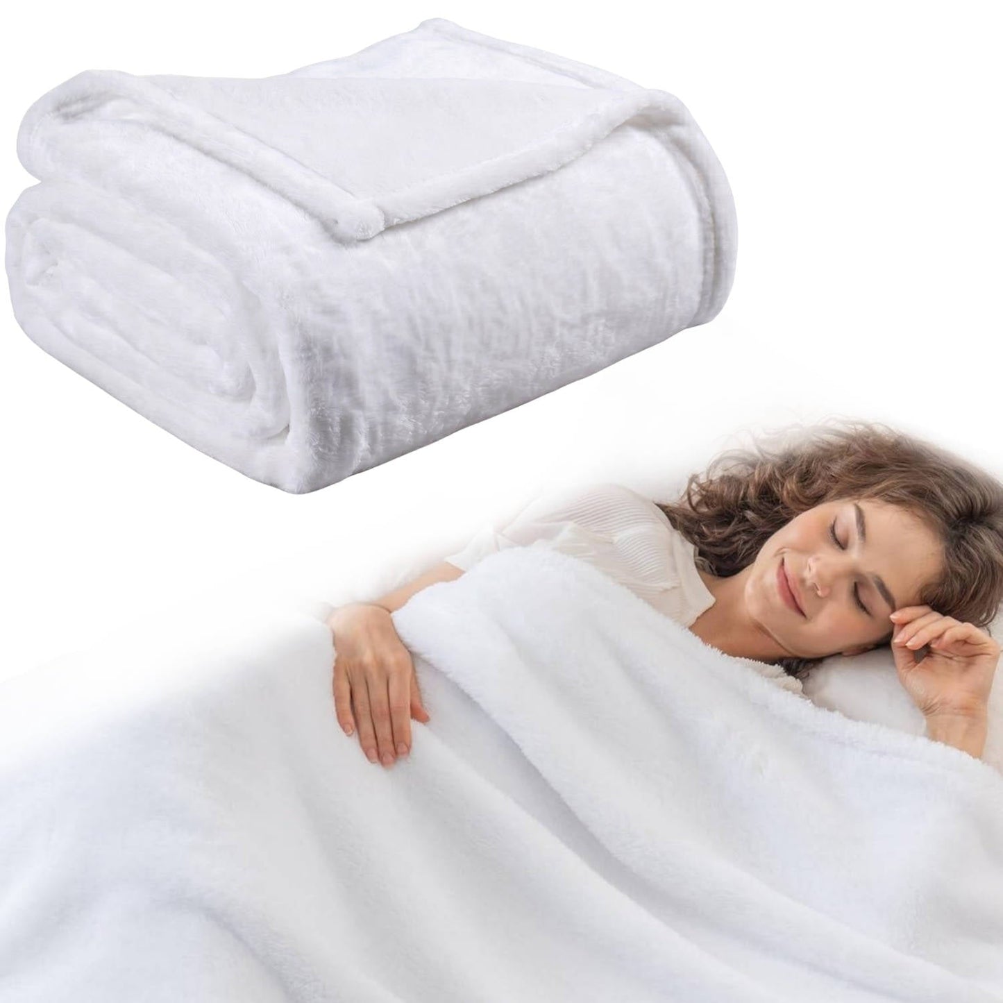 Dual Sided Cooling Blanket - Soft Knit and Arctic Silk for Year-Round Comfort