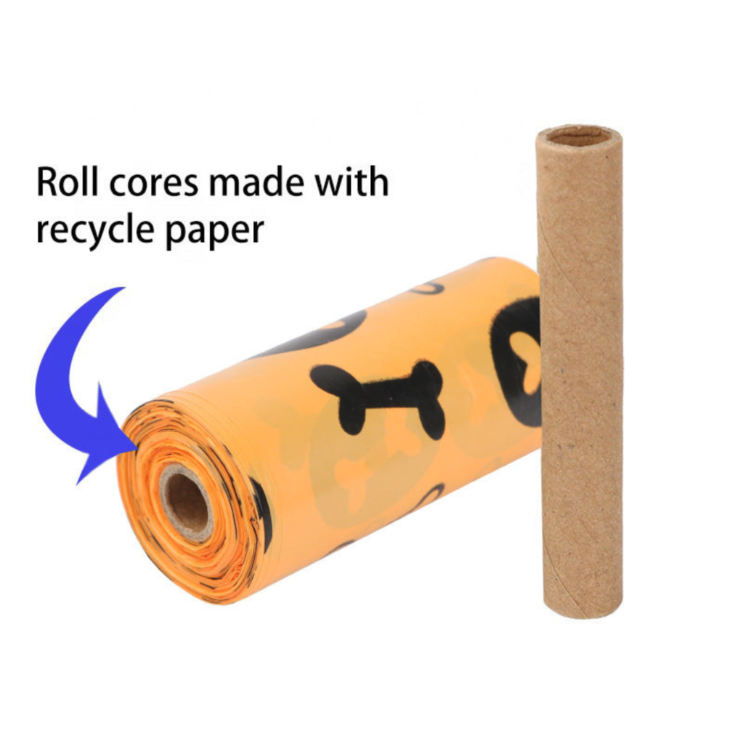 Eco-Friendly Biodegradable Dog Waste Bags with Lavender Scent Dispenser