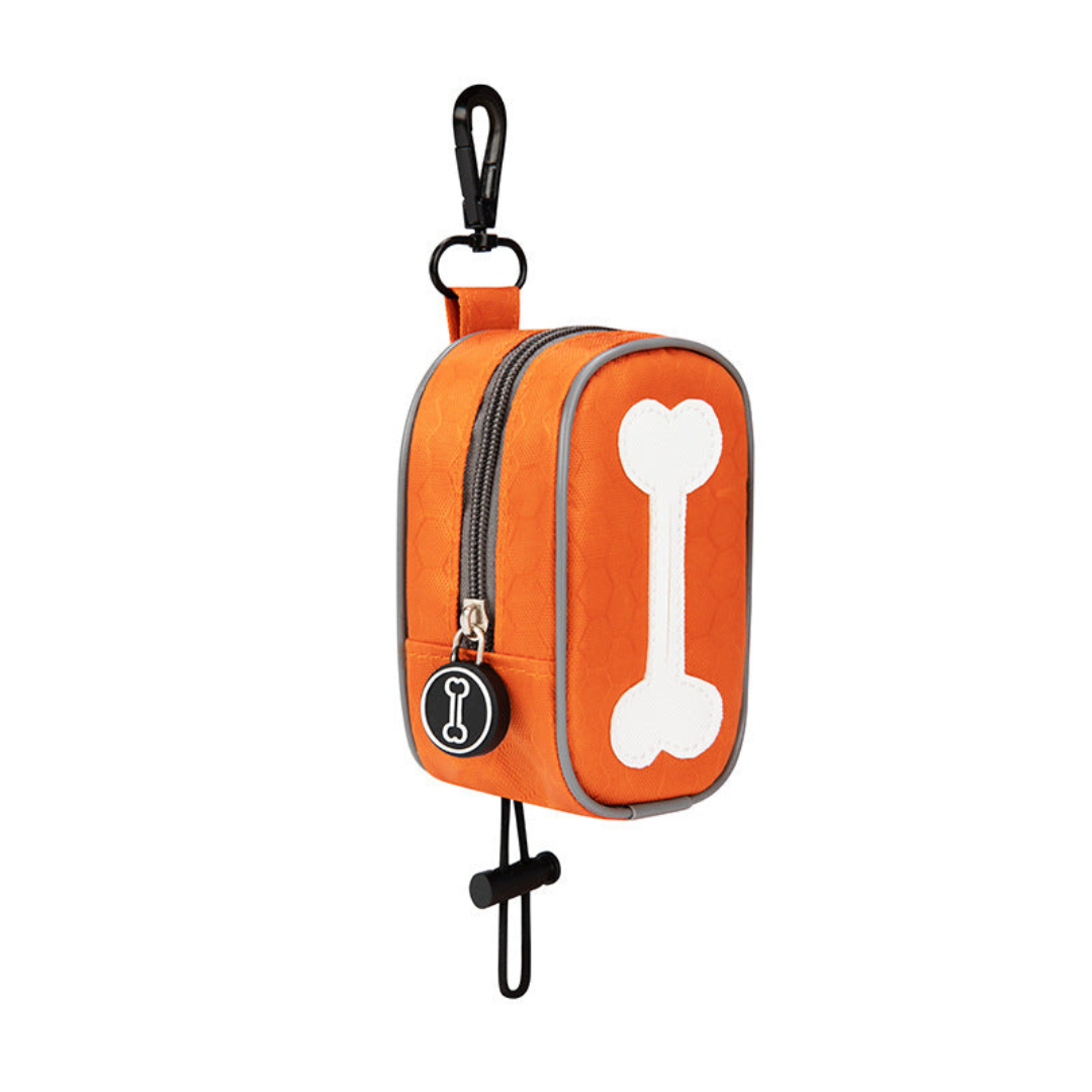 Dog Poop Bag Dispenser with Clip - Leak-Resistant Waste Bags