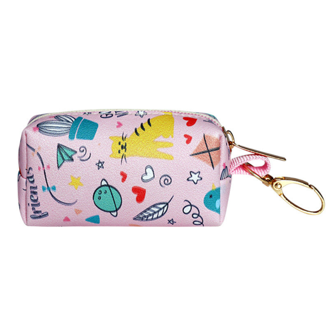 Dog Poop Bag Dispenser with Clip - Leak-Resistant Waste Bags