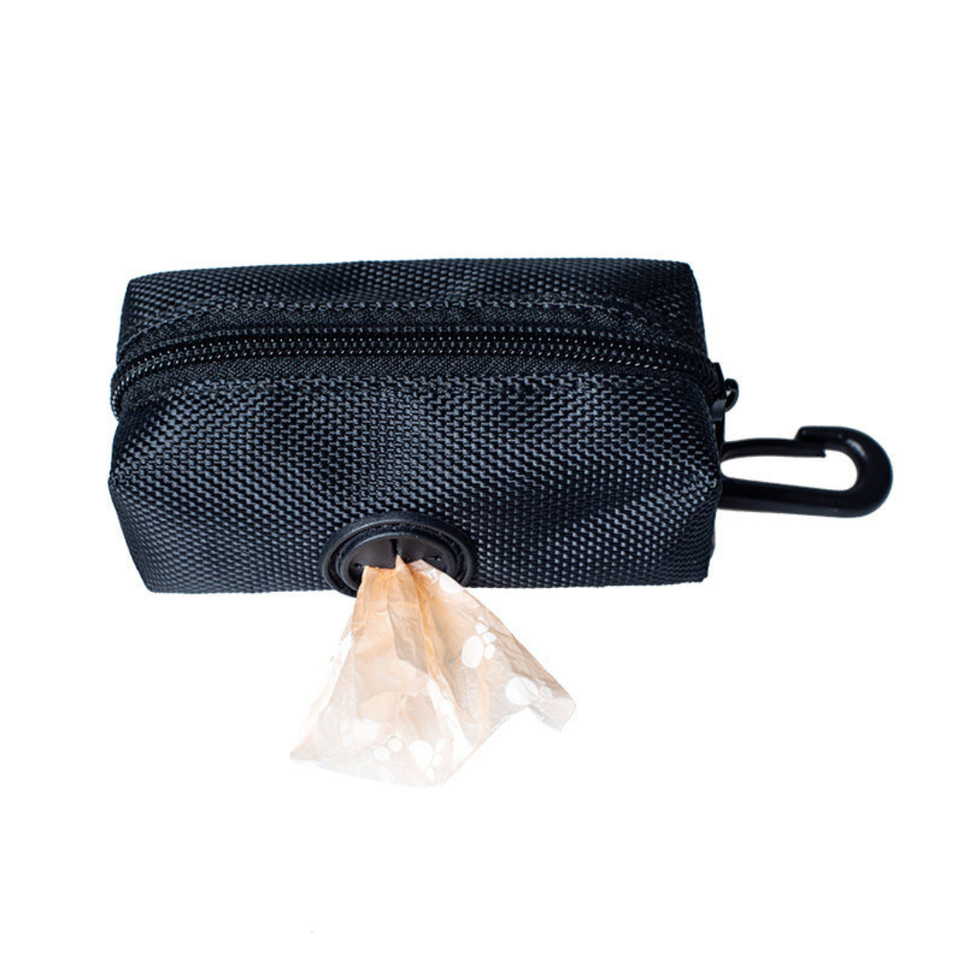 Dog Poop Bag Dispenser with Clip - Leak-Resistant Waste Bags