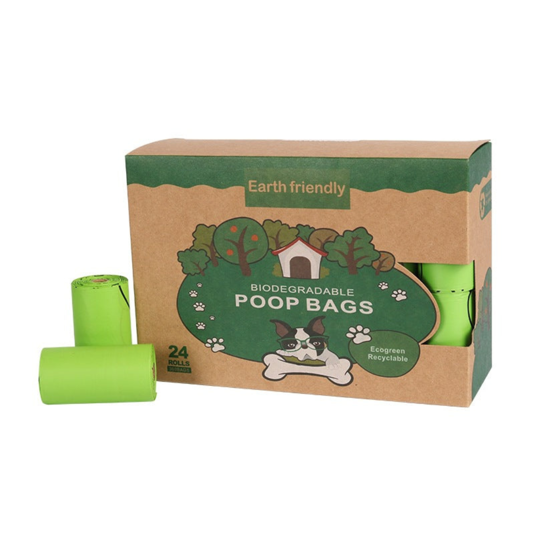Biodegradable Poop Bags with Leak-Proof Dispenser - 120 Count