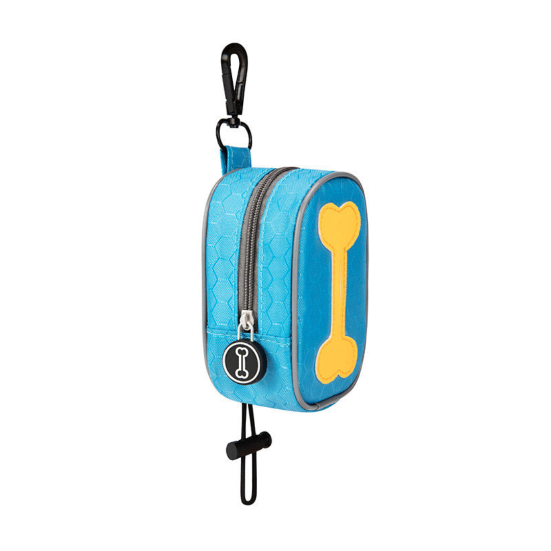Dog Poop Bag Dispenser with Clip - Leak-Resistant Waste Bags