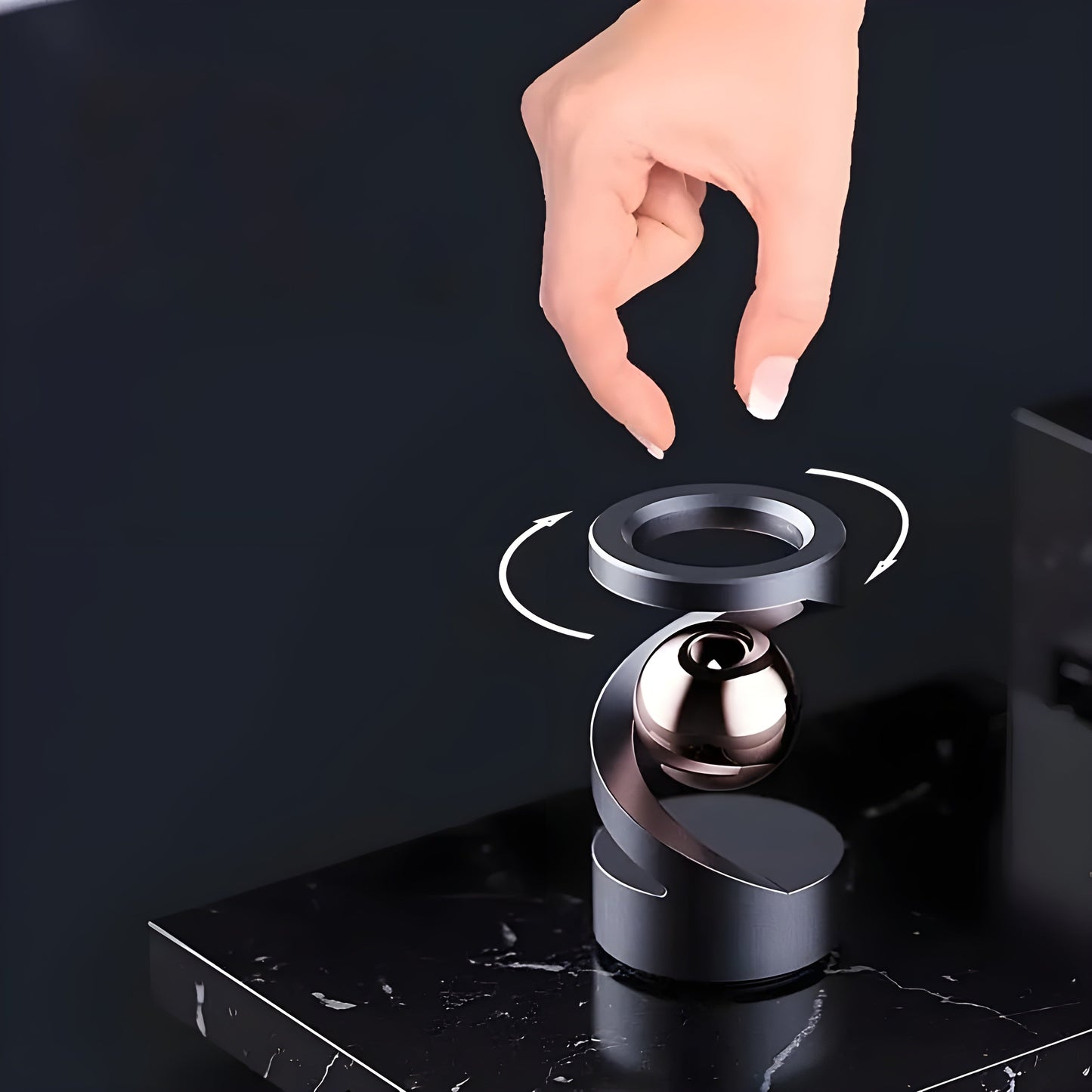 Decorative Metal Floating Gyroscope Fidget Spinner