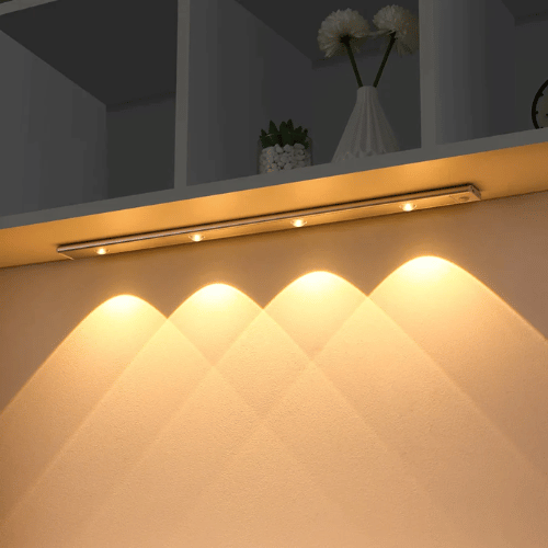 Rechargeable Motion Sensor LED Lights with Dimming and Color Options