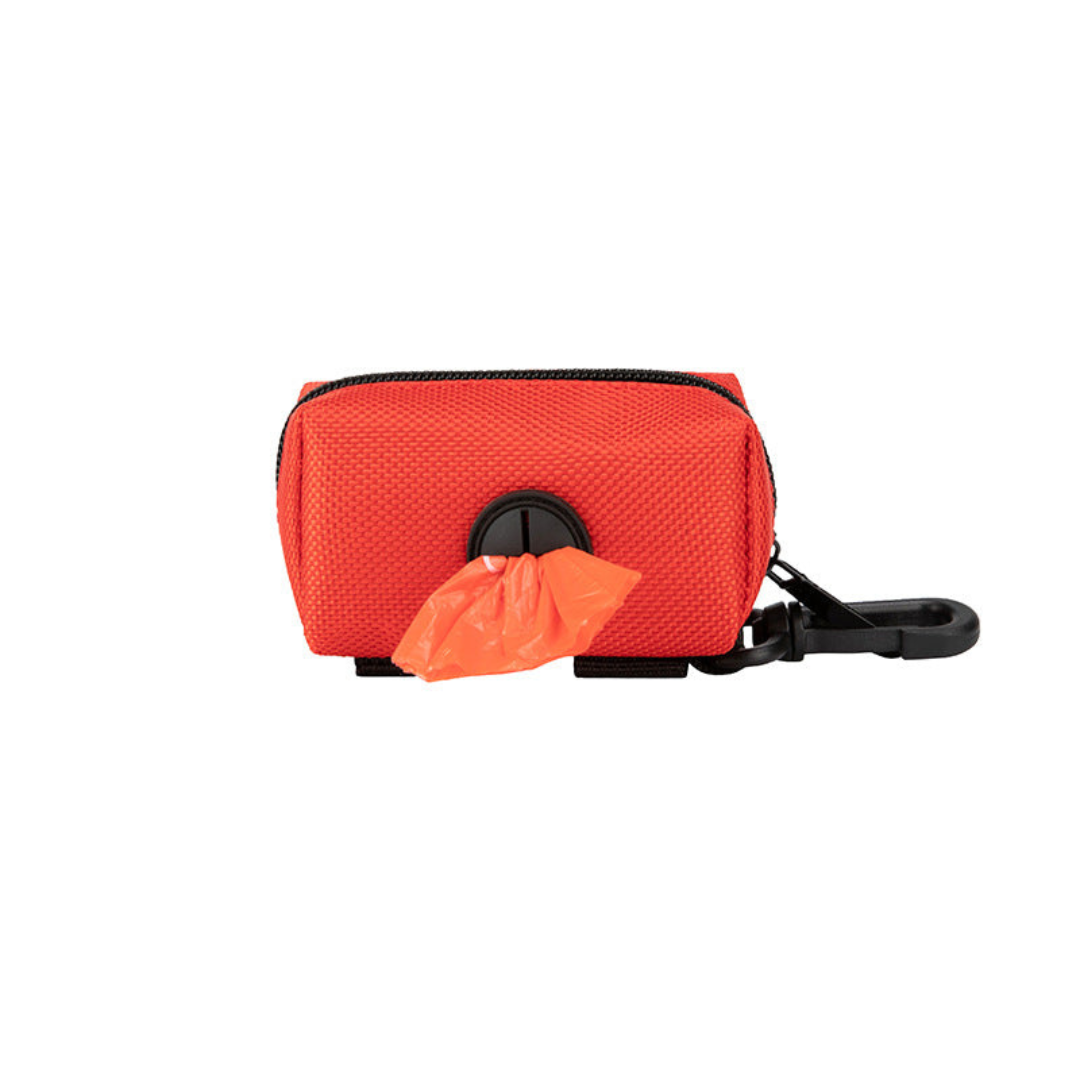 Dog Poop Bag Dispenser with Clip - Leak-Resistant Waste Bags