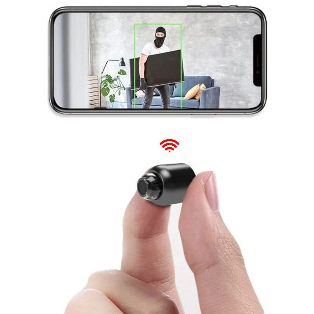 Mini Wireless Hidden Camera with 1080P Video and Night Vision
