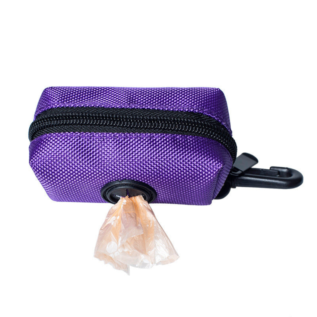 Dog Poop Bag Dispenser with Clip - Leak-Resistant Waste Bags