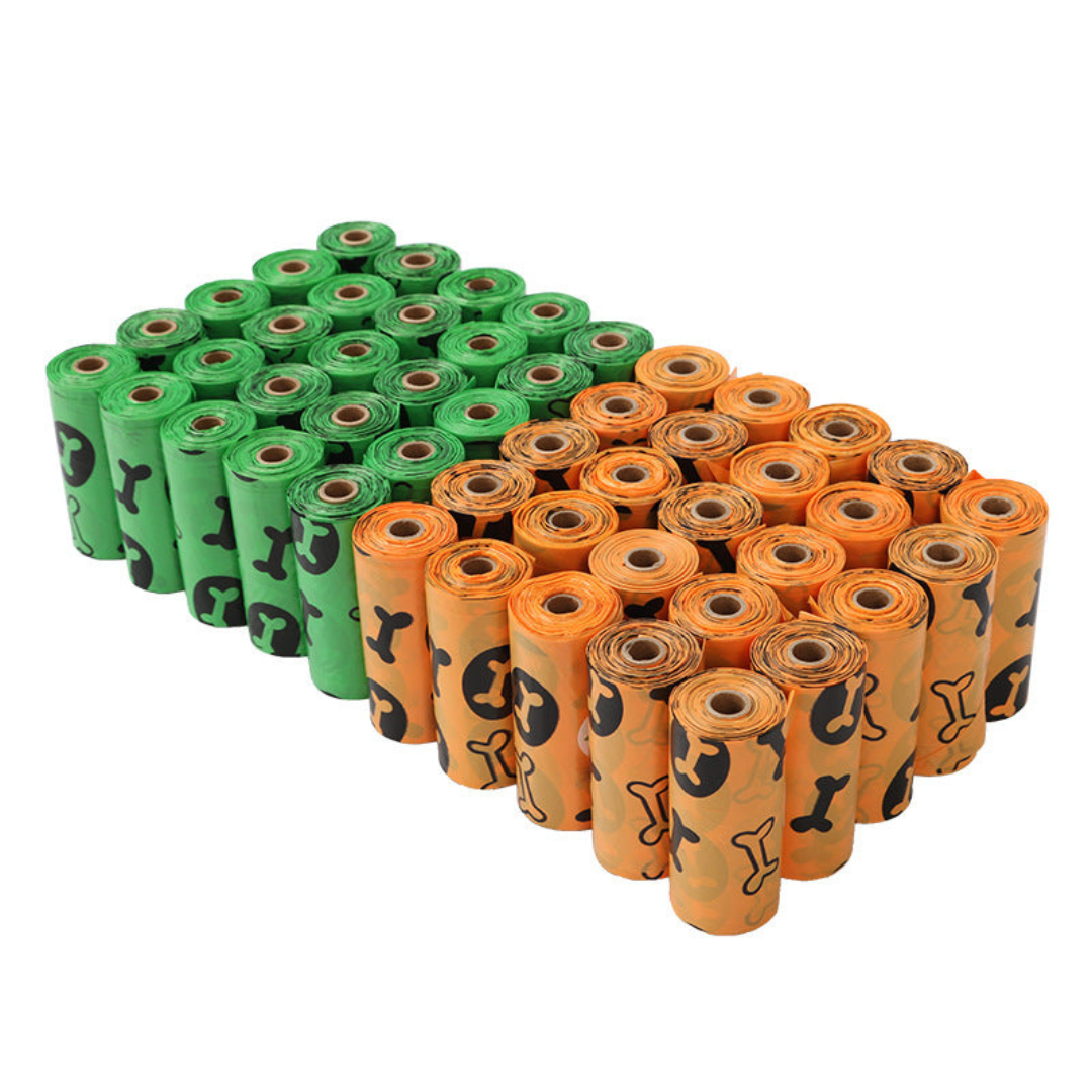 Eco-Friendly Biodegradable Dog Waste Bags with Lavender Scent Dispenser