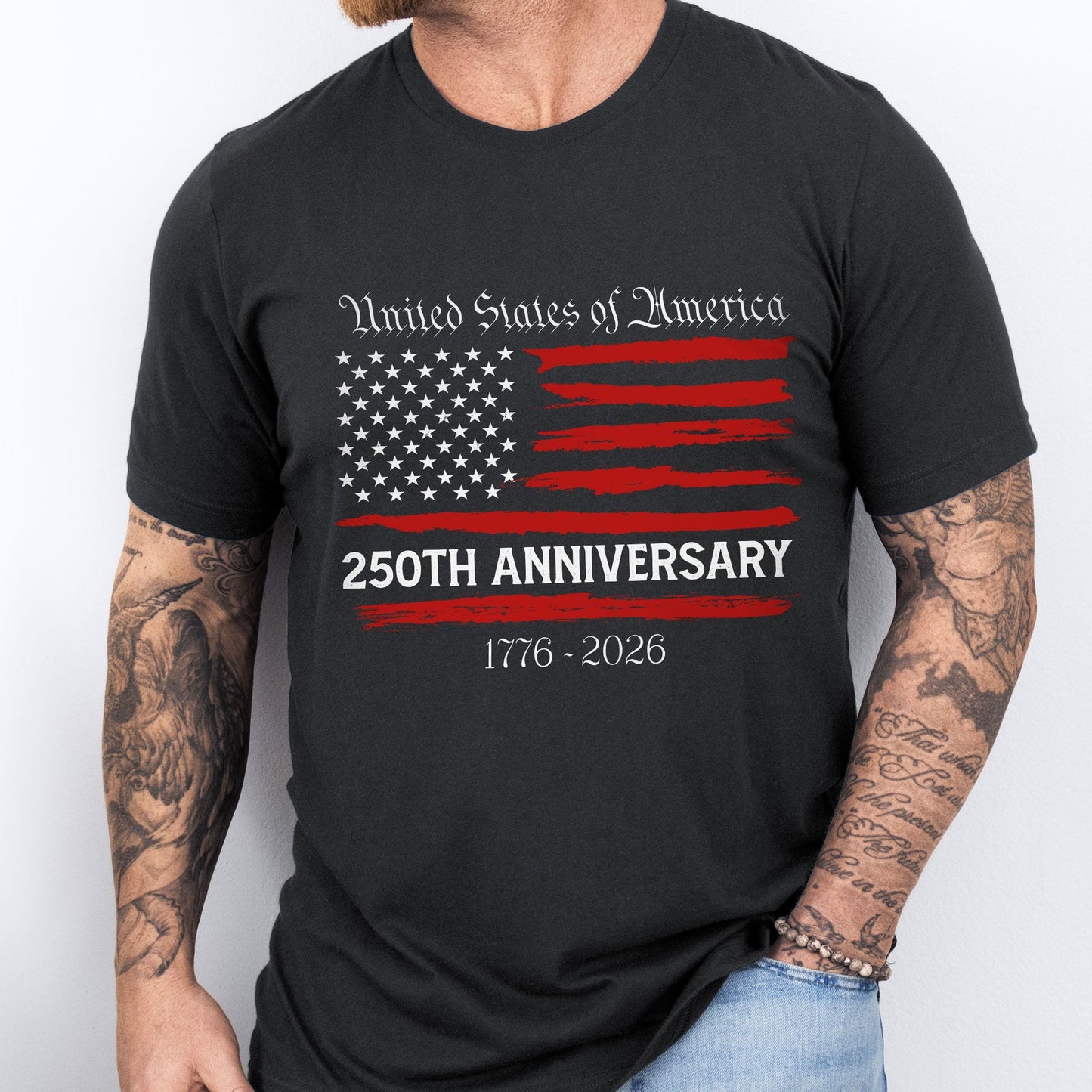 Patriotic Unisex T-Shirt for America's 250th Anniversary