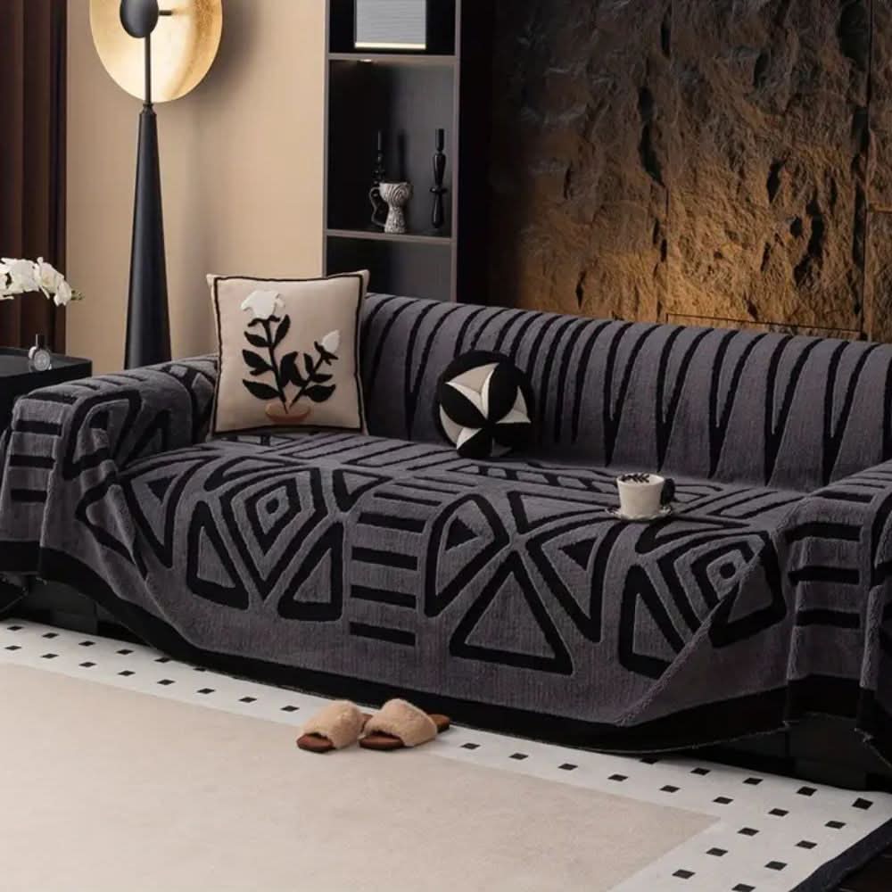 Soft Microfiber Non-Slip Sofa Cover - Machine Washable