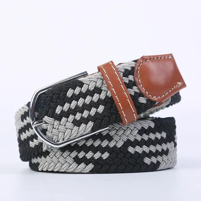 Casual Adjustable Stretch Belt in Elastic Fabric