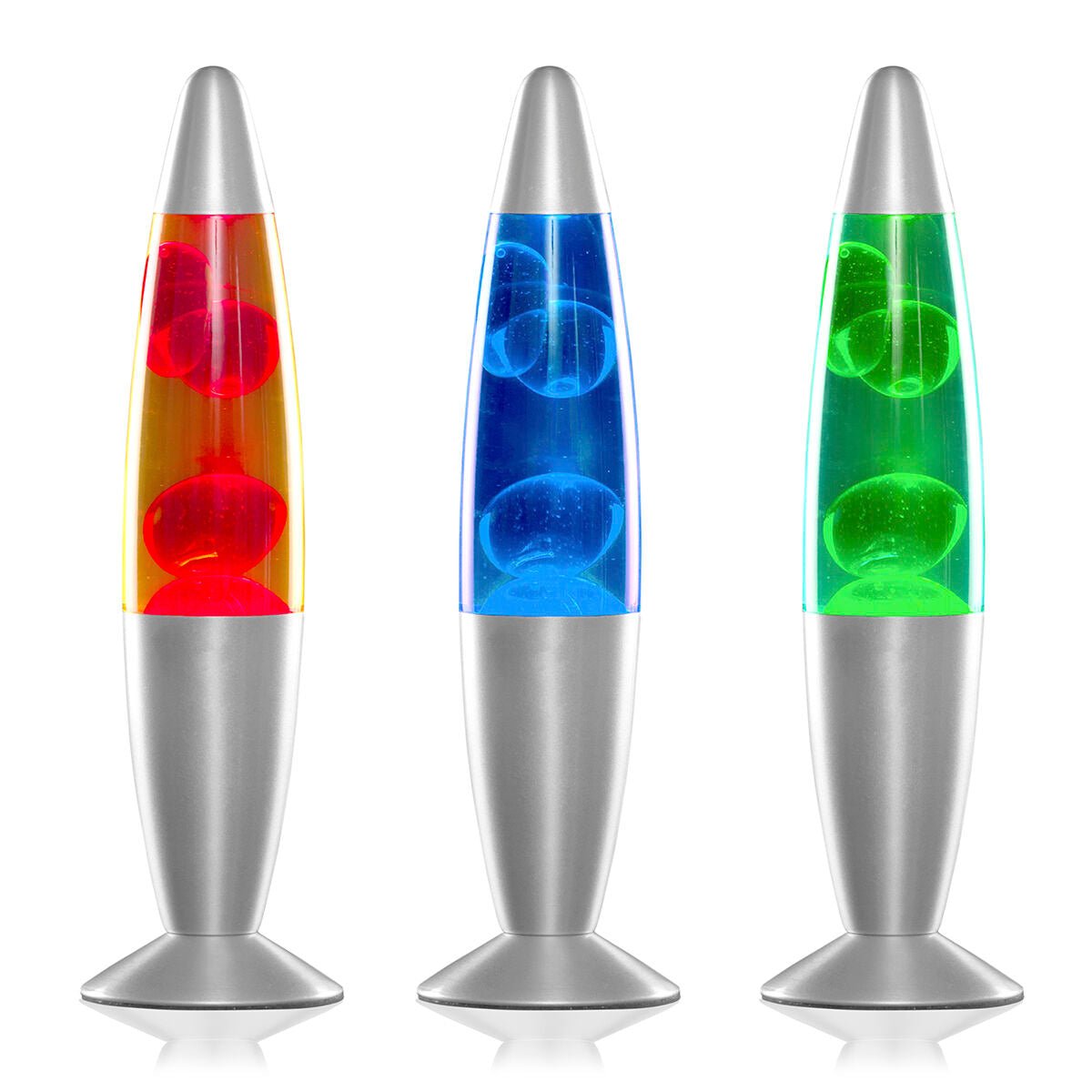 Colorful LED Lava Lamp - Relaxing Mood Light with Calming Wax Motion