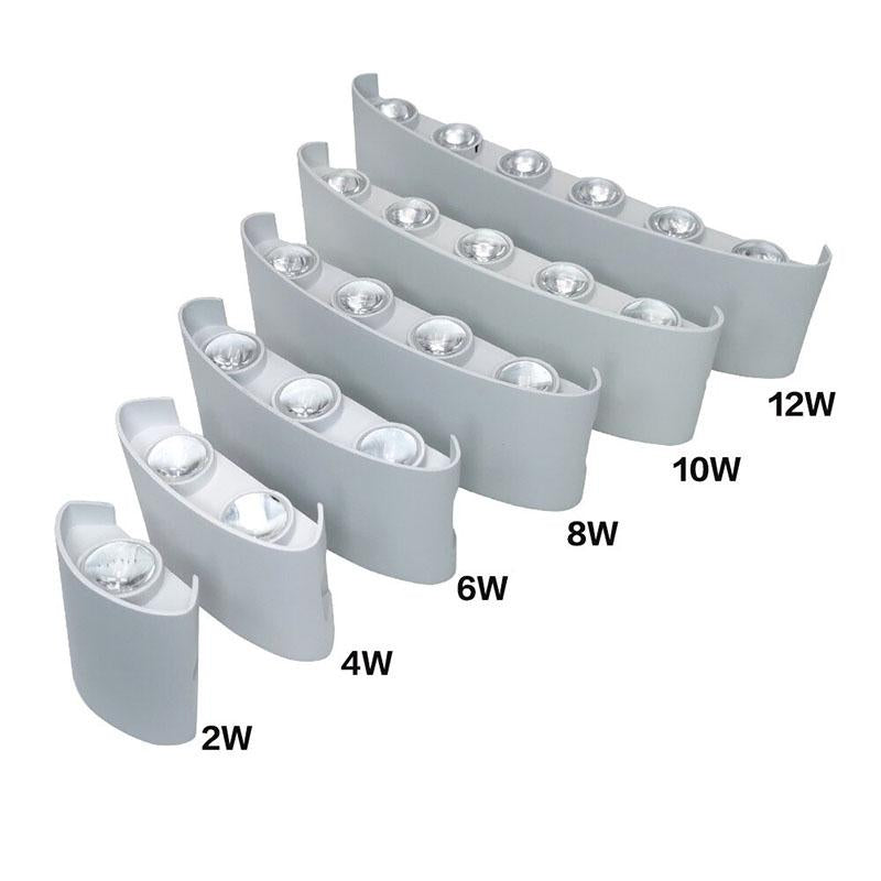 Modern Waterproof LED Wall Light for Indoor and Outdoor Use