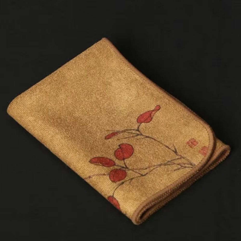 Artistic Absorbent Microfiber Tea Towel