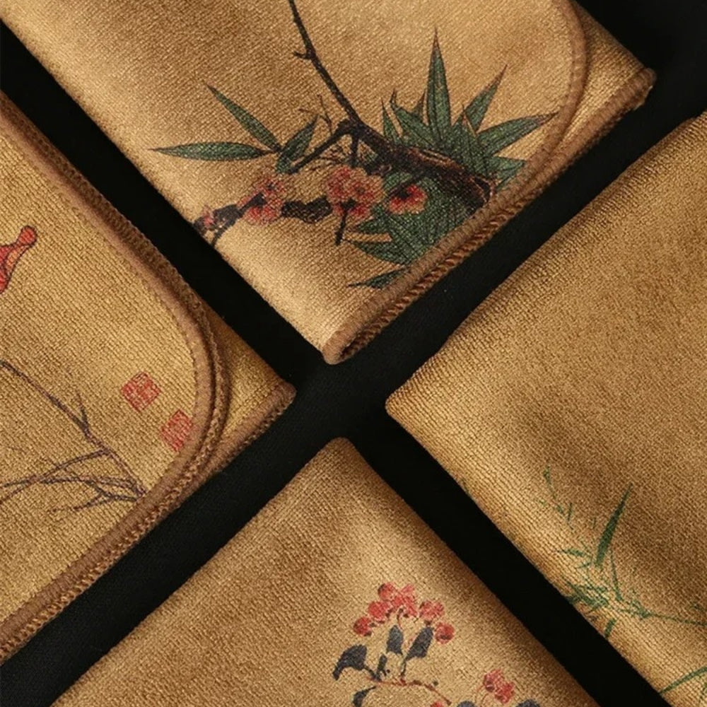 Artistic Absorbent Microfiber Tea Towel