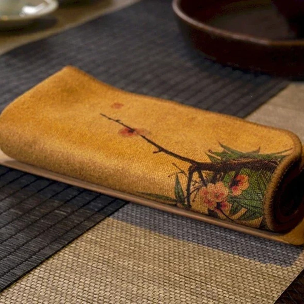 Artistic Absorbent Microfiber Tea Towel