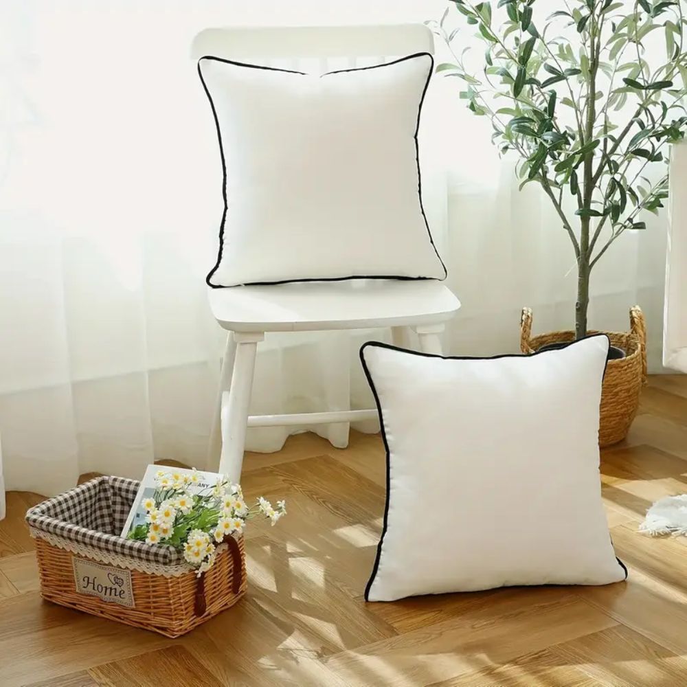 Velvet Cushion Cover with Hidden Zipper