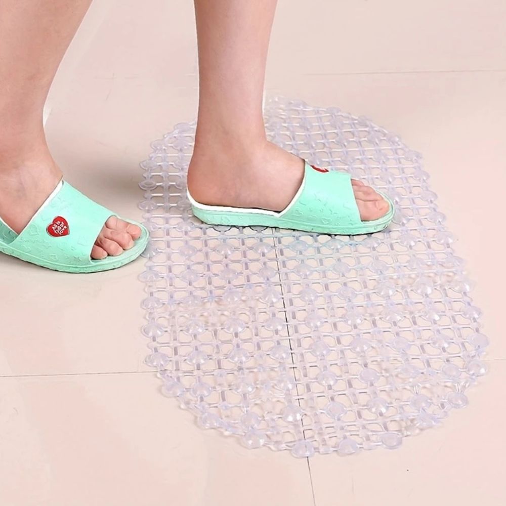 Non-Slip PVC Shower Mat with Suction Cups