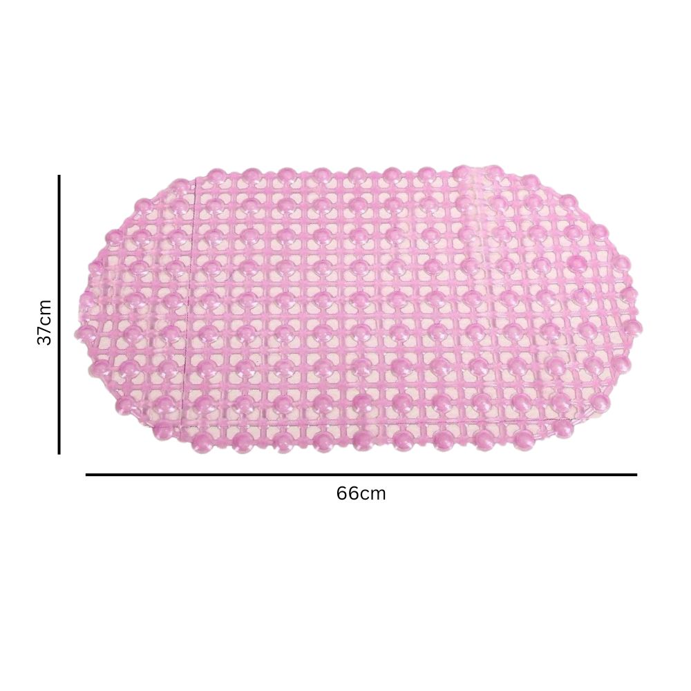 Non-Slip PVC Shower Mat with Suction Cups