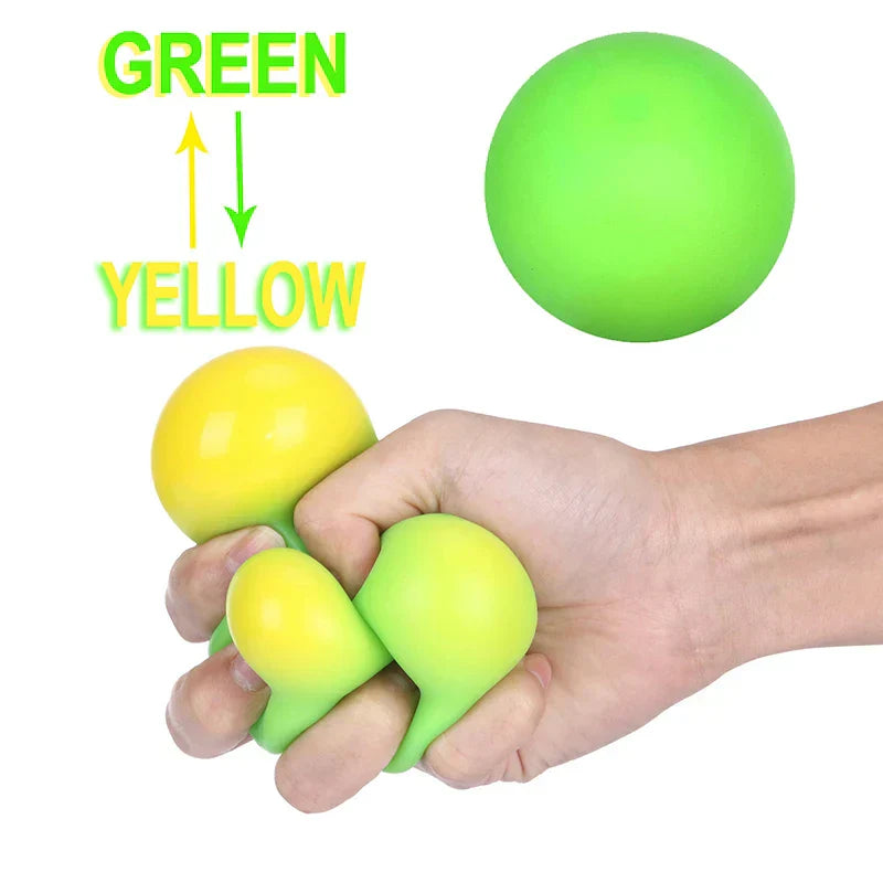 Color Changing Vent Squeeze Ball for Stress Relief