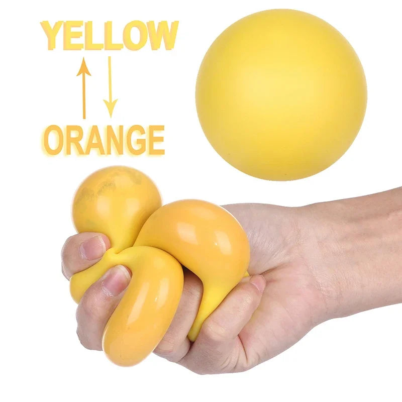 Color Changing Vent Squeeze Ball for Stress Relief