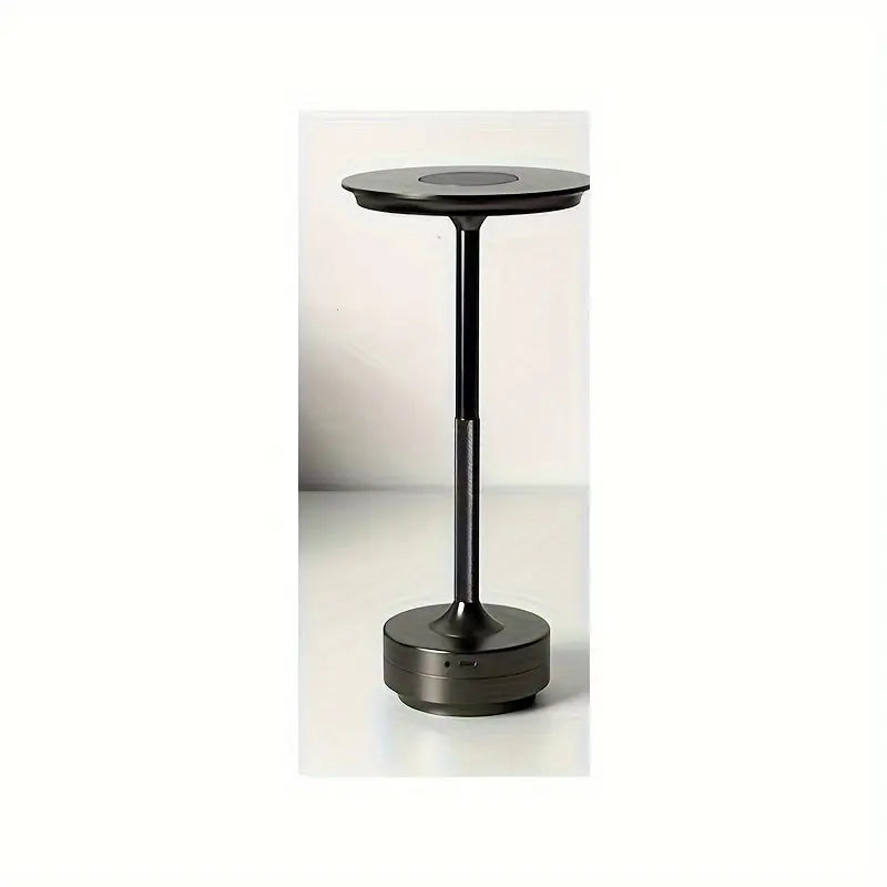 Japandi Style Wooden and Metal Table Lamp