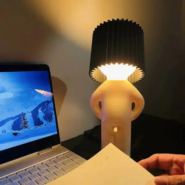 Playful LED Bedside Lamp with Whimsical Design