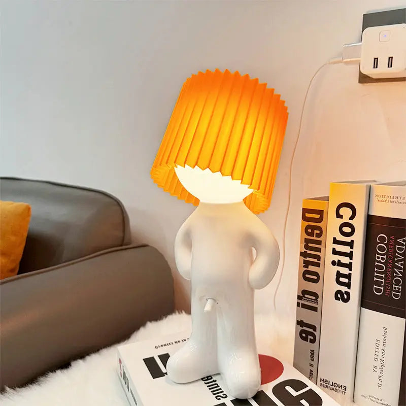 Playful LED Bedside Lamp with Whimsical Design