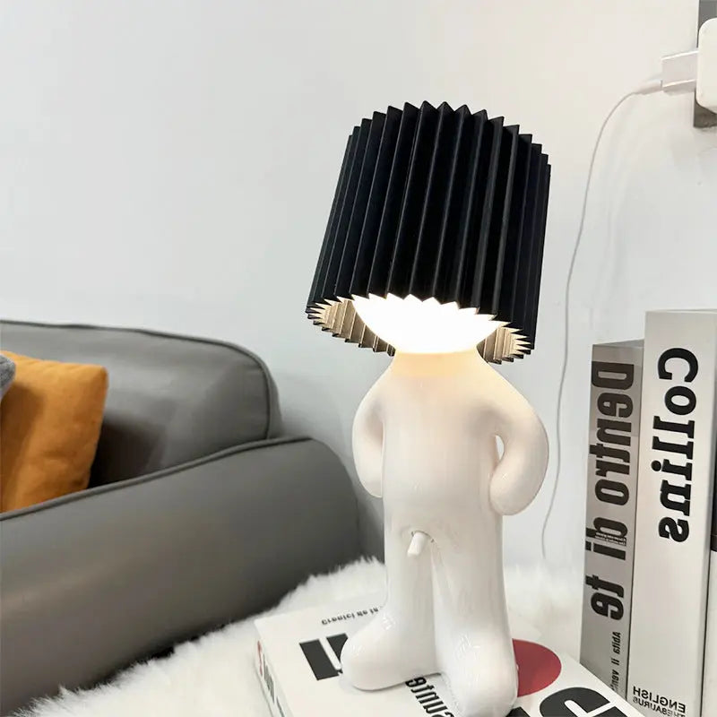 Playful LED Bedside Lamp with Whimsical Design