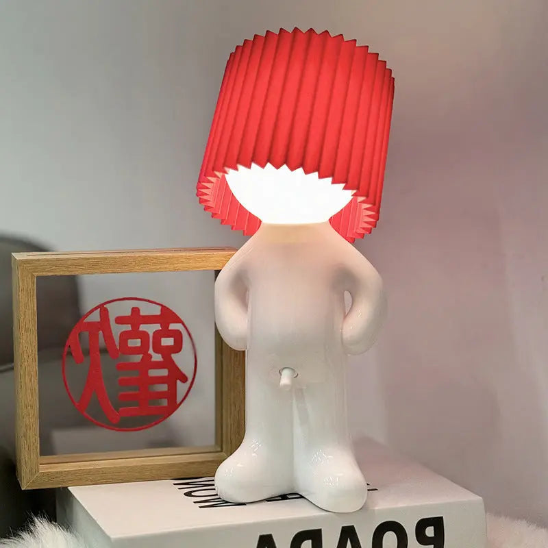 Playful LED Bedside Lamp with Whimsical Design