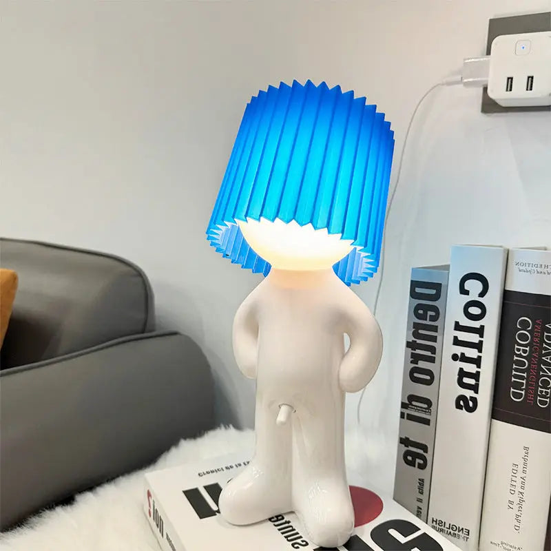Playful LED Bedside Lamp with Whimsical Design
