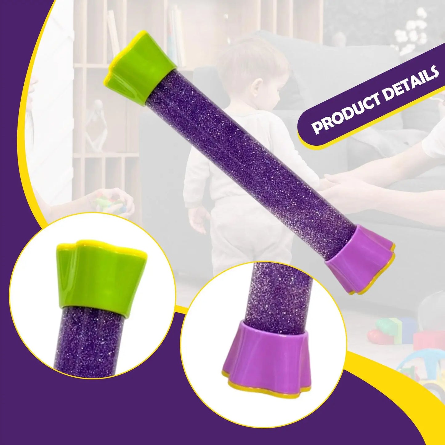 Liquid Motion Glitter Timer - Desktop Sensory Relaxation Tool