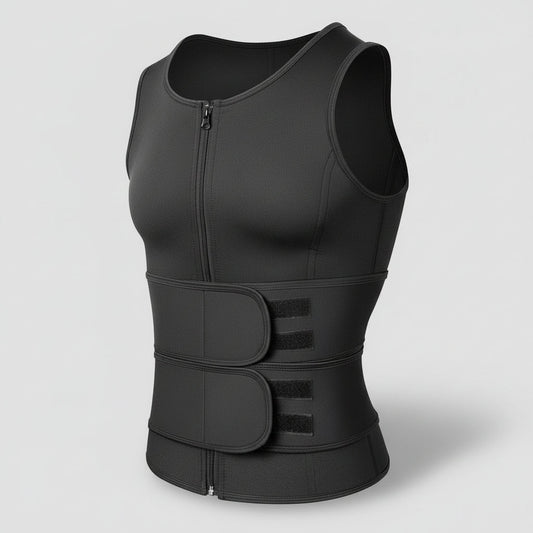 Neoprene Sauna Vest for Men - Slimming Core Support Fitness Gear