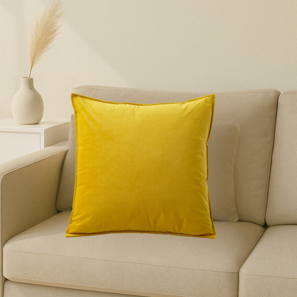 Nordic Faux Leather Cushion Cover with Zipper Closure
