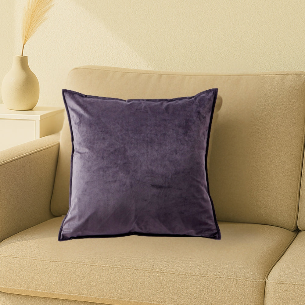 Nordic Faux Leather Cushion Cover with Zipper Closure