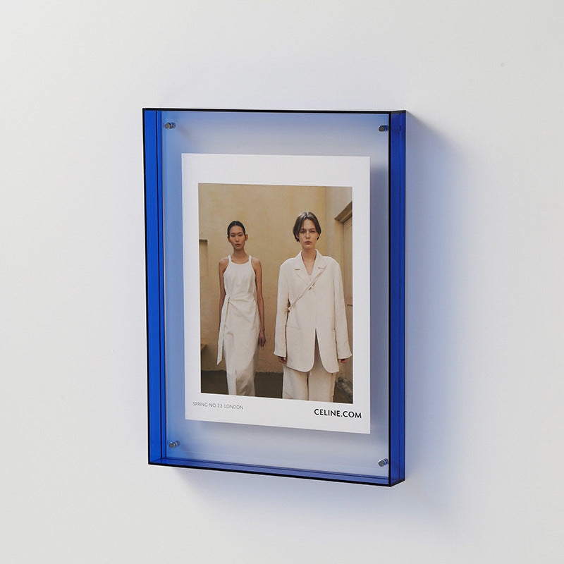 Transparent Acrylic Photo Frame in Multiple Colors