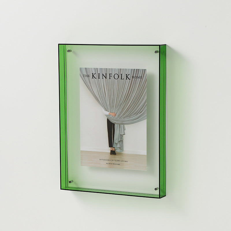 Transparent Acrylic Photo Frame in Multiple Colors