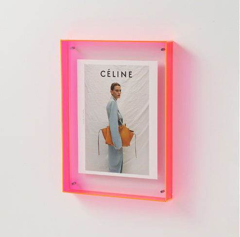 Transparent Acrylic Photo Frame in Multiple Colors