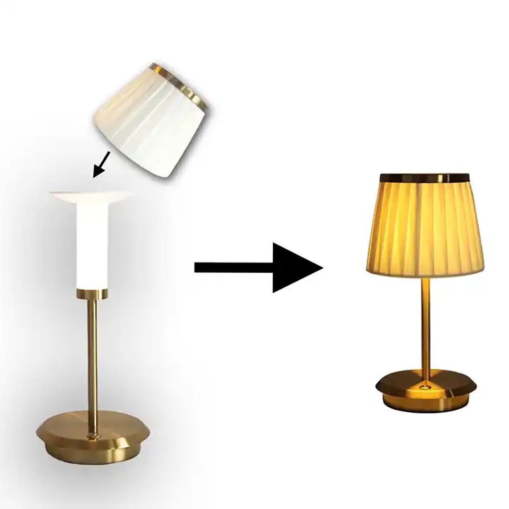 Vintage Elegant Dimmable Touch Table Lamp