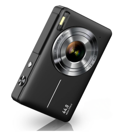 Retro Compact Digital Camera with 1080p Video and Automatic Settings