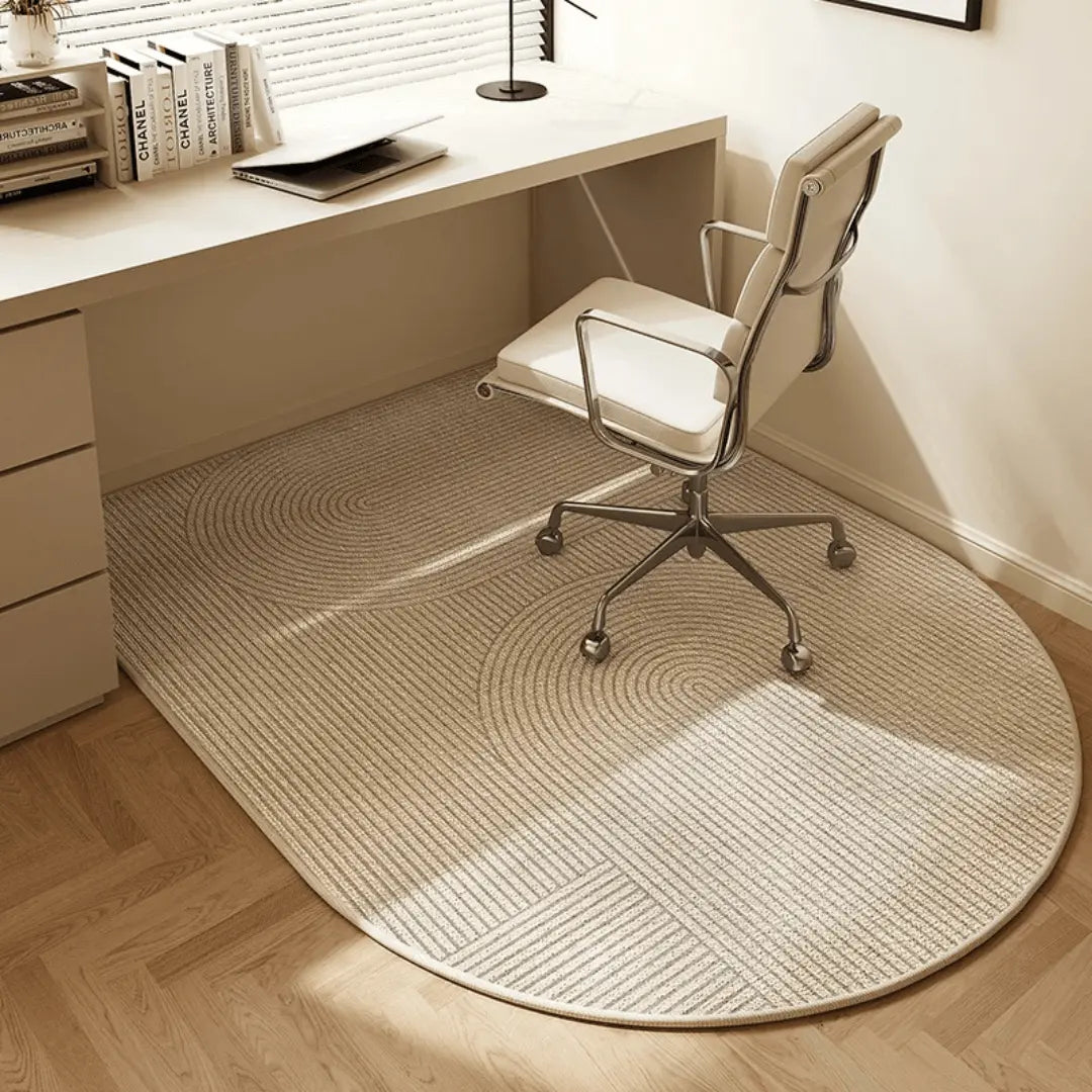 Non-Slip Office Chair Mat with Modern Geometric Design