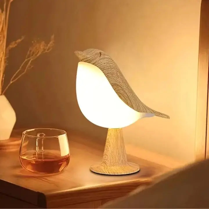 Dimmable Bird Table Lamp with Touch Control and Aromatherapy Diffuser