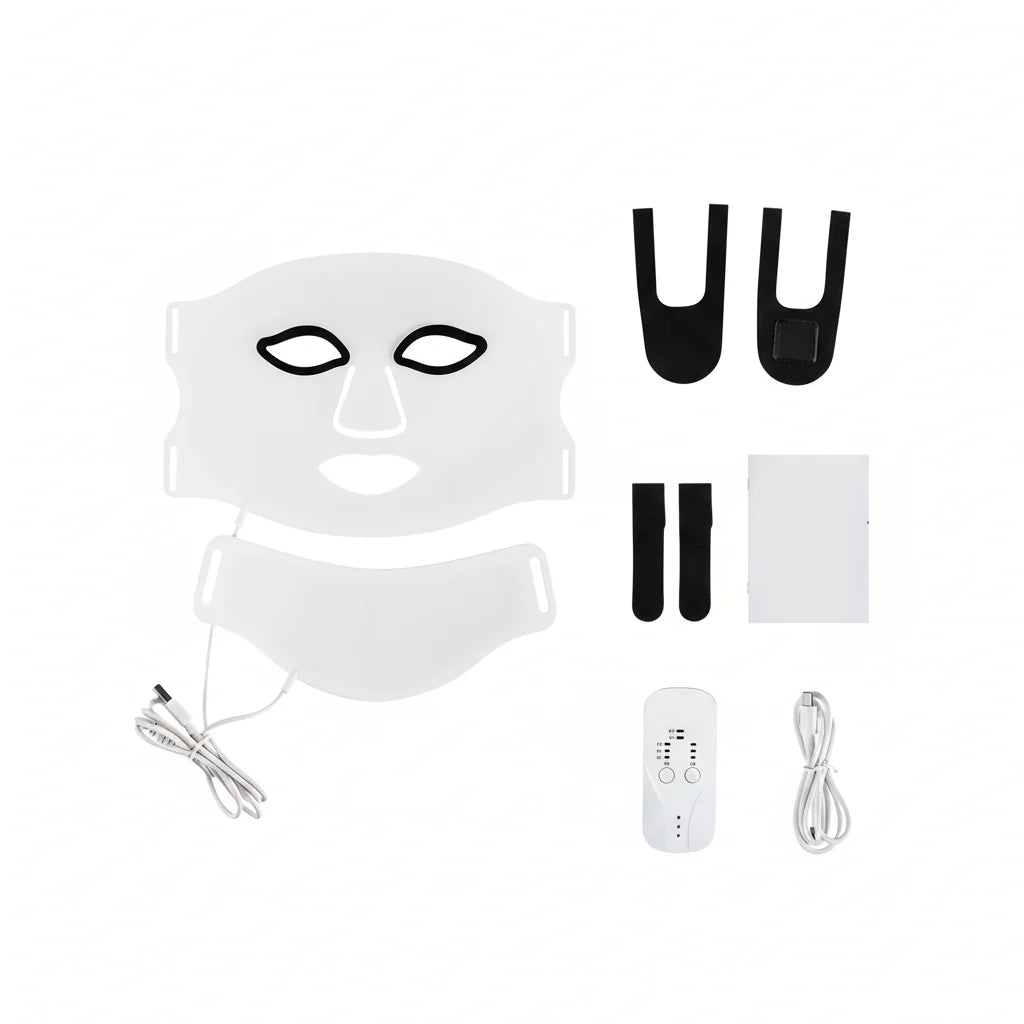 Rechargeable Red Light Therapy Mask for Skin Rejuvenation