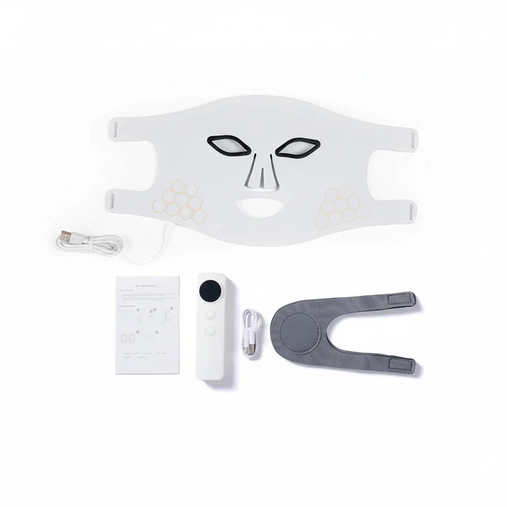 Rechargeable Red Light Therapy Mask for Skin Rejuvenation