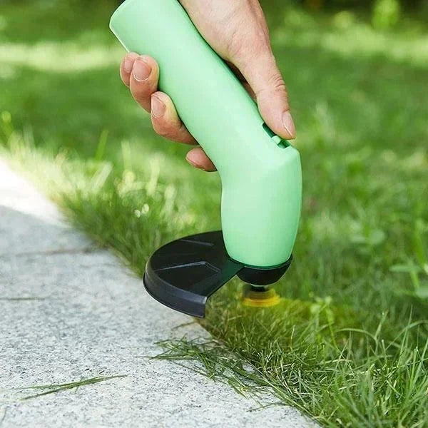 Cordless Mini Lawn Mower for Easy Edge Trimming