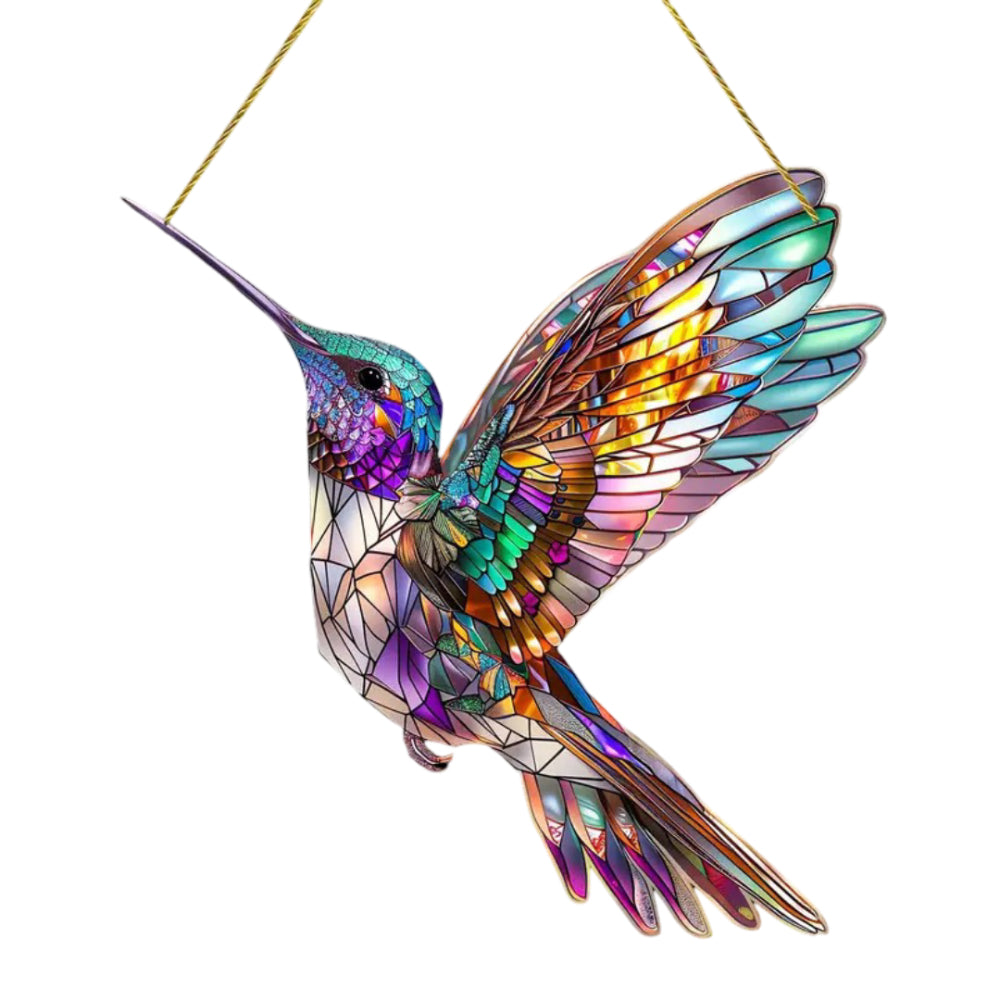 Hummingbird Window Suncatcher Hanging Decor